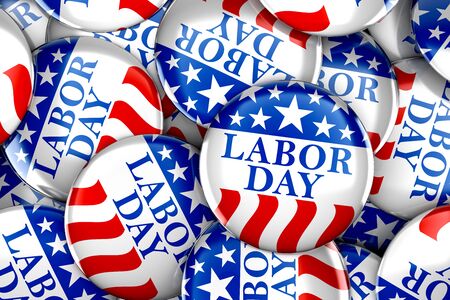 Labor day button background