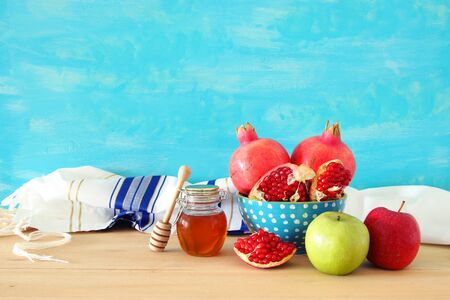 Religion image of rosh hashanah jewish new year holiday concept traditional symbols