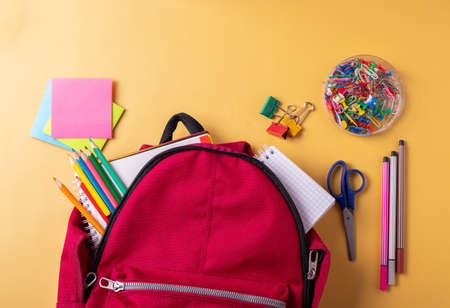 Different stationary as studying or schooling concept Stock Photo