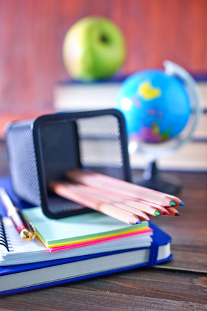 School supplies Stock Photo