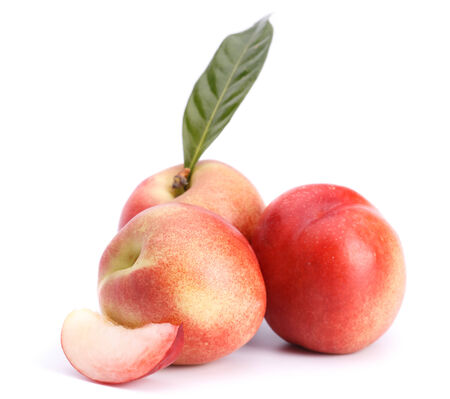 Ripe peach Stock Photo