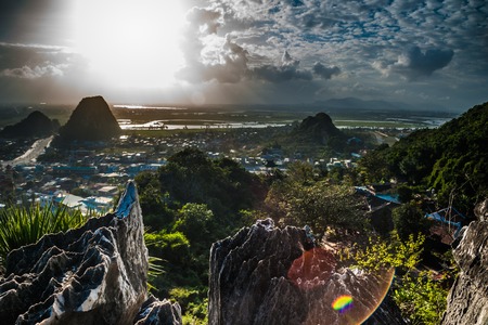 View from the marble mountains da nang vietnam