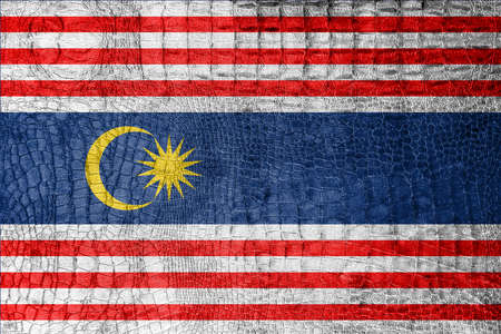 Flag of kuala lumpur on a luxurious fashionable canvas