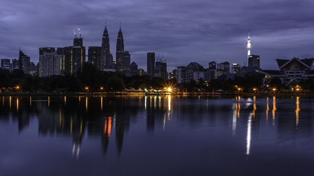 Kuala lumpur morning scenery